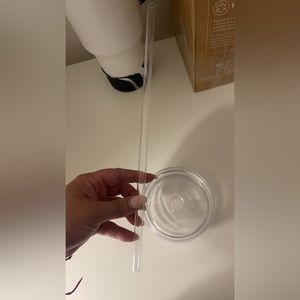 Stanley clear lid & straw